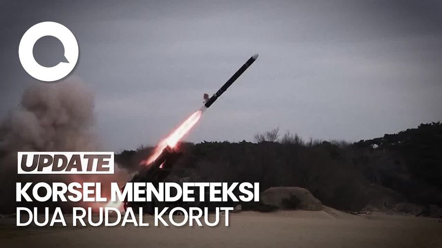 Panas! Korut Luncurkan Rudal Jelang Kapal Induk AS Tiba di Korsel
