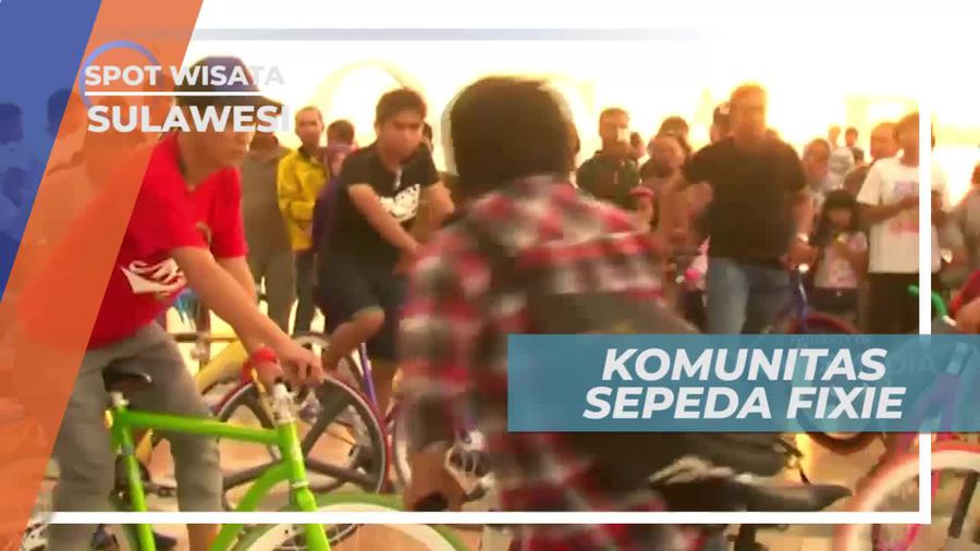 Berkenalan Dengan Komunitas Sepeda Fixie di Pantai Losari Makassar