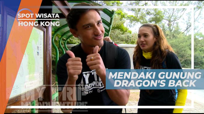 Menaiki Ratusan Anak Tangga Menuju Puncak Gunung Dragons Back, Hong Kong