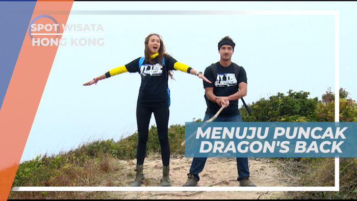 Indahnya Pemandangan Kota Hongkong dari Puncak Dragons Back, Hong Kong