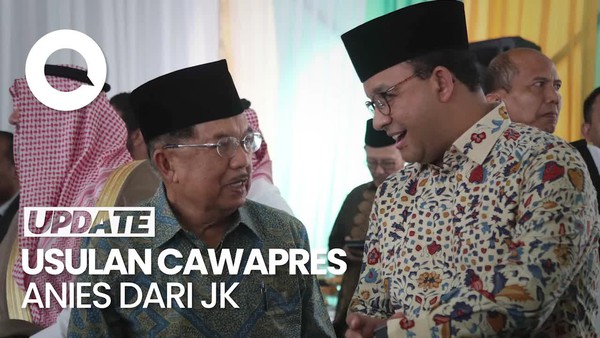 NasDem Sebut JK Usulkan Beberapa Nama Cawapres Anies