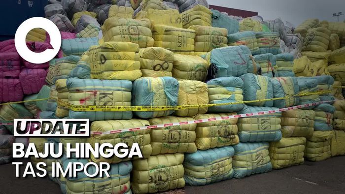 Pemerintah Bakar 7 Ribu Bal Baju Bekas Impor Senilai Rp 80 M!