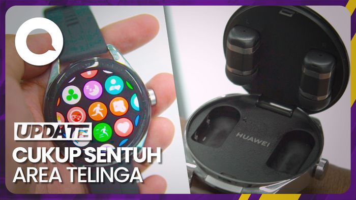 Kecanggihan Cara Sentuh Earbuds Huawei Watch Buds