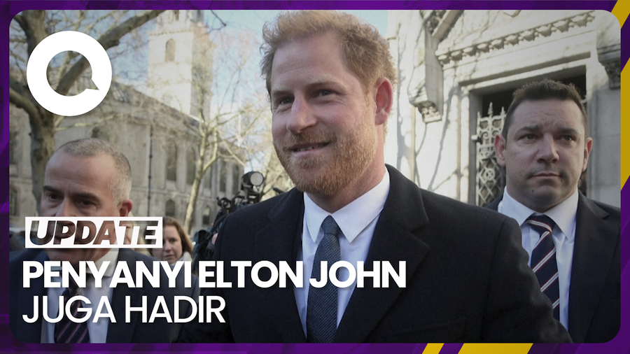Momen Pangeran Harry Hadiri Sidang Pelanggaran Privasi di London
