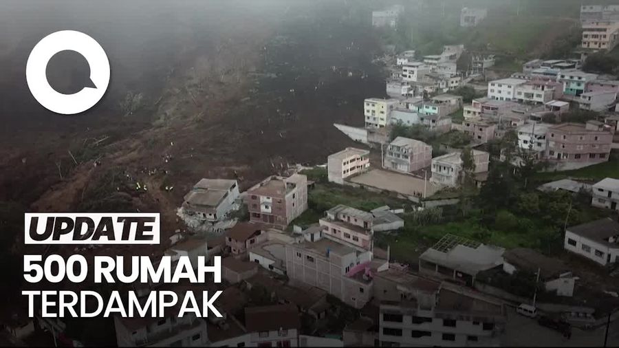 16 Korban Tewas Akibat Tanah Longsor di Ekuador, 7 Orang Masih Hilang