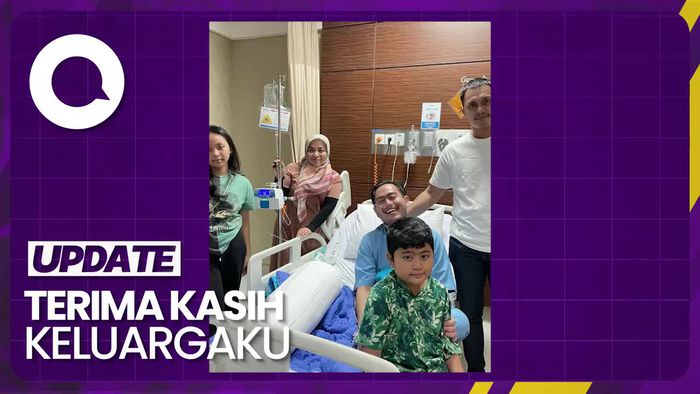 Senyum Semringah Nassar Dijenguk Anak dan Mantan Istri