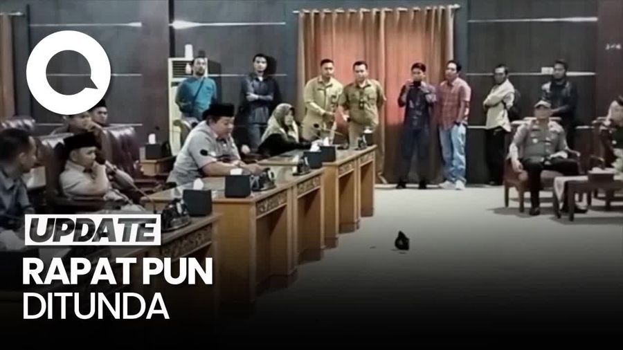 Anggota DPRD Tebo Lempar Mik Gegara Pj Bupati Tak Hadir Rapat Paripurna