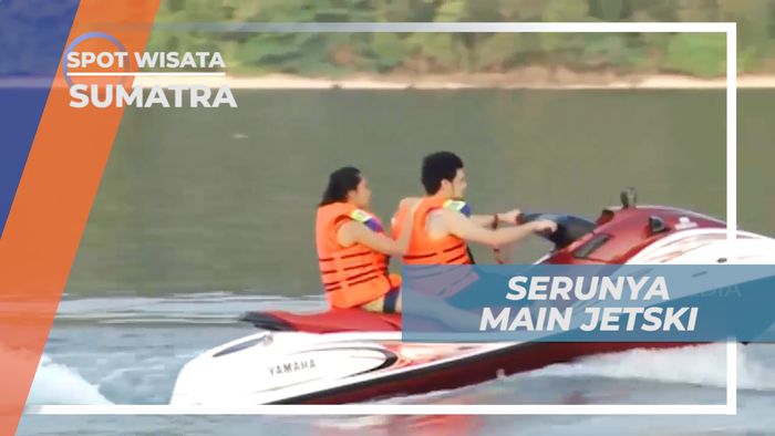 Serunya Kebut-kebutan di Laut Pulau Sikuai Dengan Naik Jetski, Padang