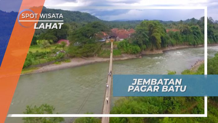 Jembatan Pagar Batu Lahat, Jemabatan Gantung Terpanjang di Sumatera Selatan, lahat