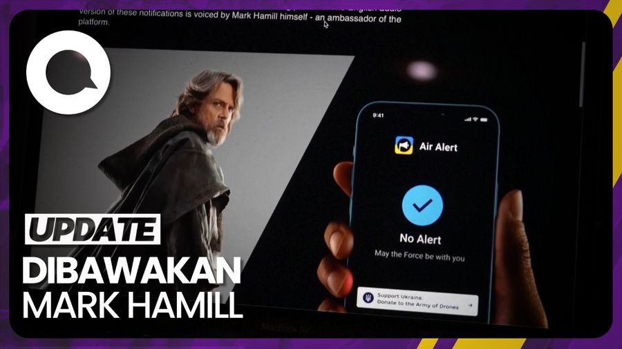 Suara Luke Skywalker Star Wars Muncul di Aplikasi Peringatan Udara Ukraina