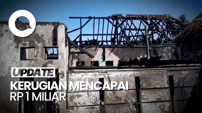 Bengkel Motor dan Mobil di Pangandaran Hangus Terbakar
