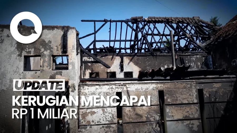Bengkel Motor dan Mobil di Pangandaran Hangus Terbakar