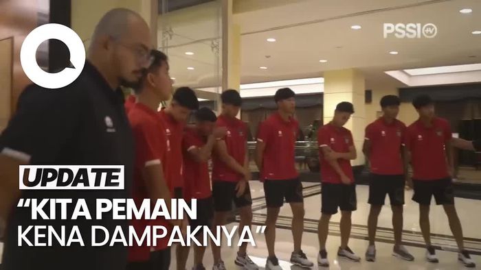 Tangis Timnas U-20 Usai Indonesia Gagal Jadi Tuan Rumah Piala Dunia