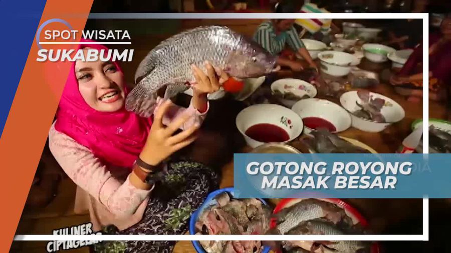 Gotong Royong Masak 20 Menu Untuk Upacara Mipit, Sukabumi