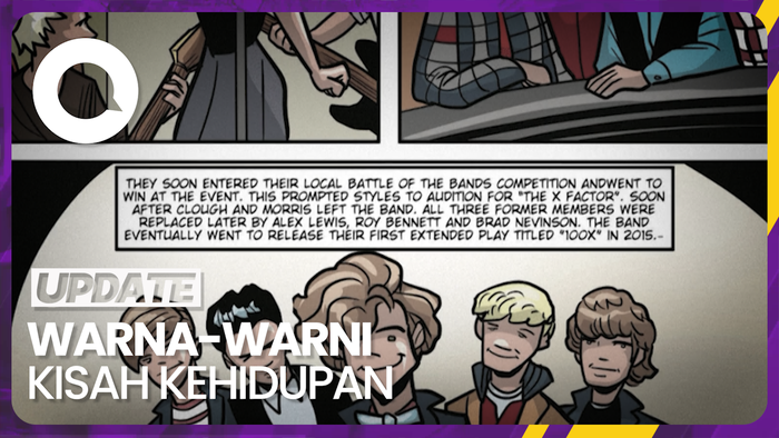 Cuplikan Komik Biografi Harry Styles dan Lizzo