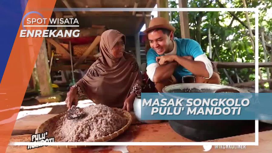 Memasak Songkolo Pulu Mandoti, Enrekang
