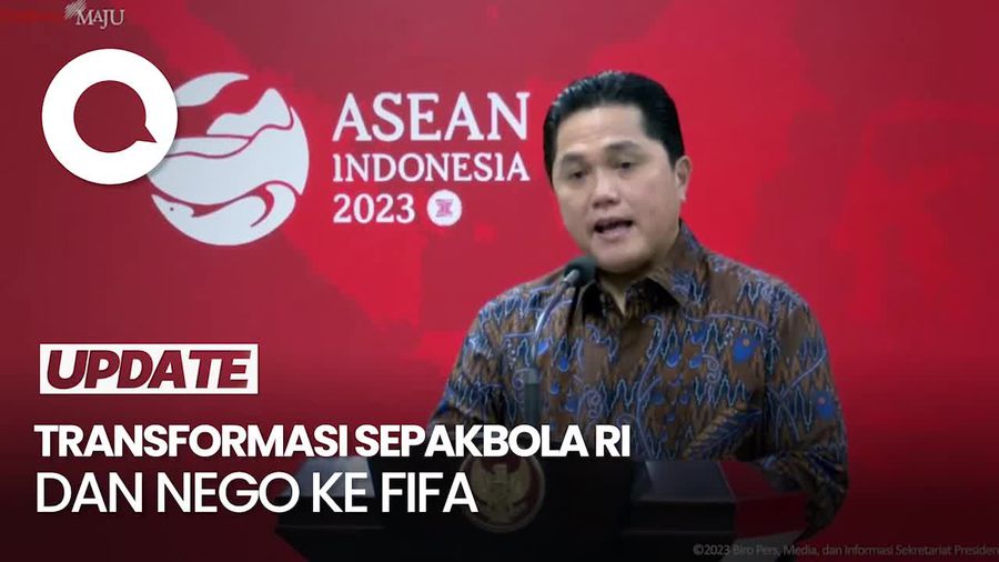 Dua Perintah Jokowi untuk Erick Thohir Usai Baca Surat FIFA