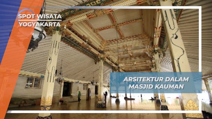 Indahnya Arsitektur Interior Masjid Gedhe Kauman, Yogyakarta