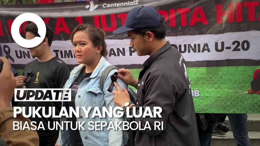 Aksi 1 Juta Pita Hitam karena RI Batal Jadi Tuan Rumah Pildun U-20