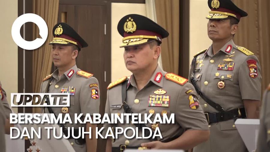 Momen Kapolri Resmi Lantik Irjen Fadil Sebagai Kabaharkam