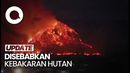 Penampakan Gunung Diselimuti Api di Thailand