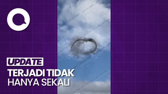 Penjelasan soal Lingkaran Asap Hitam di Langit Rusia