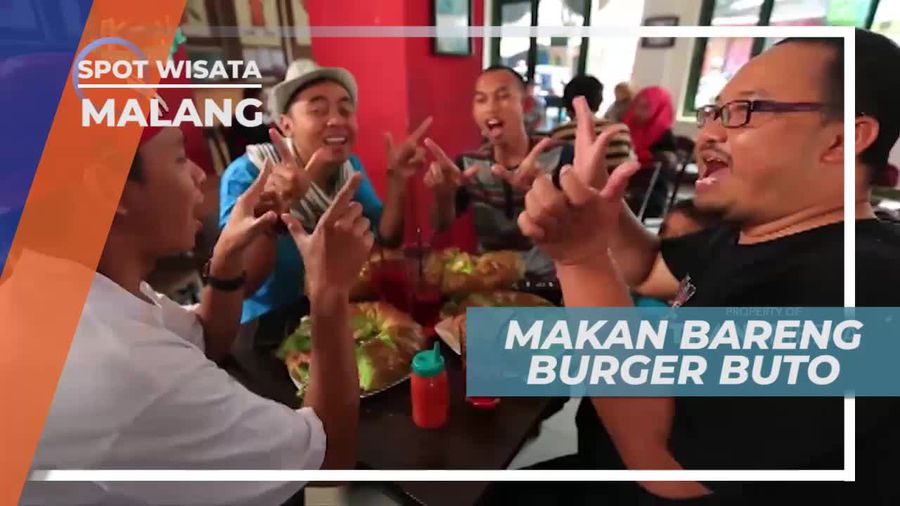 Menikmati Sensasi Gurih Burger Buto di Kota Malang