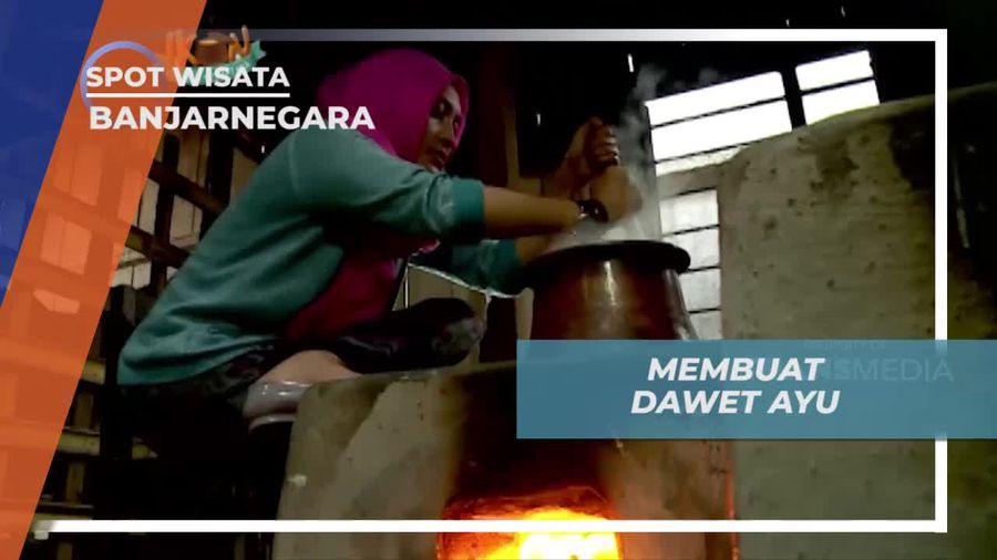 Membuat Dawet Ayu Dari Tepung Aren dan Tepung Beras, Banjarnegara