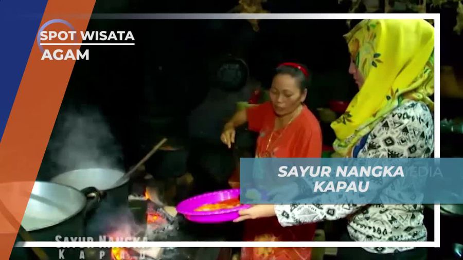 Memasak Sayur Nangka Kapau, Agam Sumatera Barat