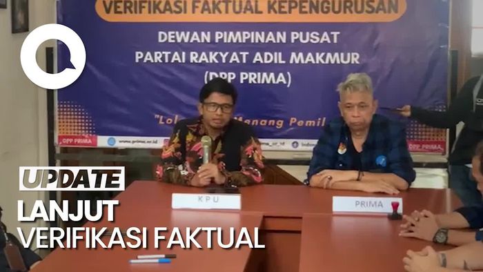 KPU Nyatakan Partai Prima Lolos Syarat Verifikasi Administrasi
