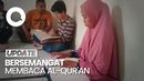 Melihat Khusyuknya Siswa Tunanetra di Majalengka Baca Al-Quran Braille