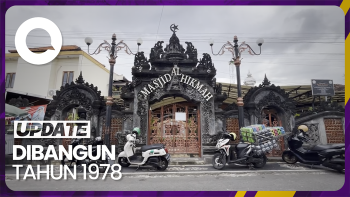 Jaga Kearifan Lokal, Masjid Al-Hikmah Dibangun dengan Nuansa Khas Bali