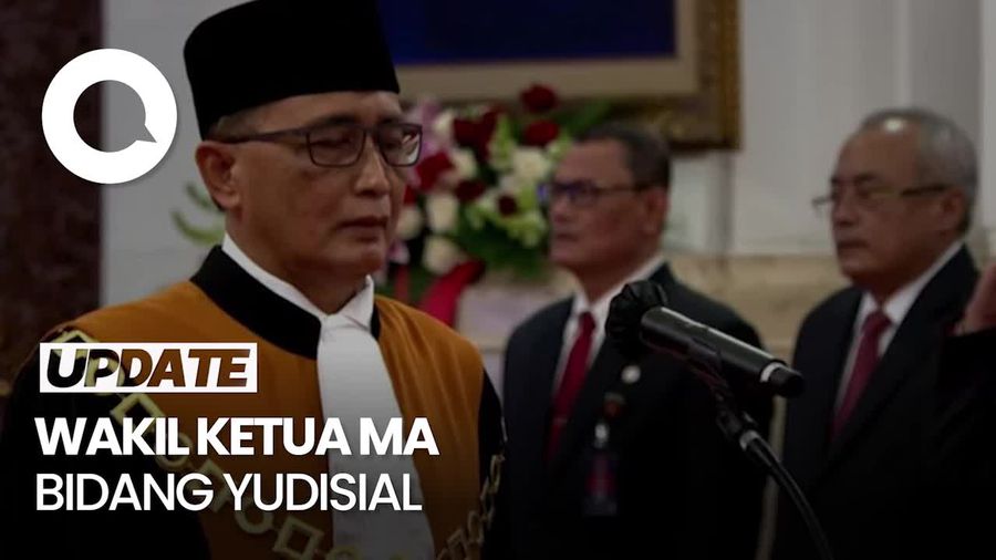 Hakim Agung Sunarto Resmi Menjadi Wakil Ketua MA
