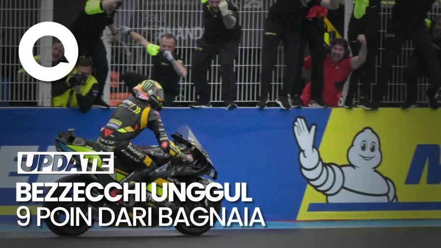 Salip Bagnaia, Bezzecchi Pimpin Klasemen MotoGP 2023