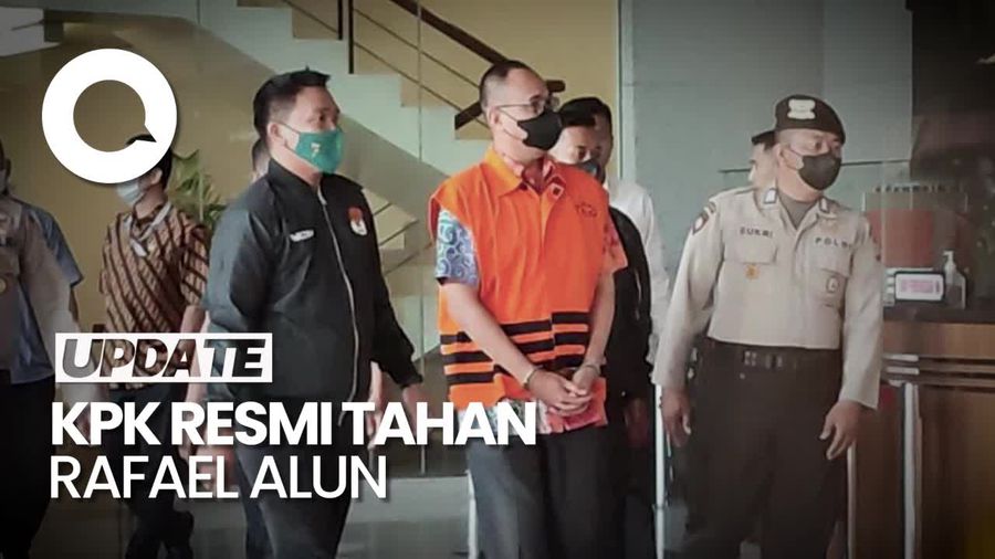 Penampakan Rafael Alun Berompi Tahanan KPK