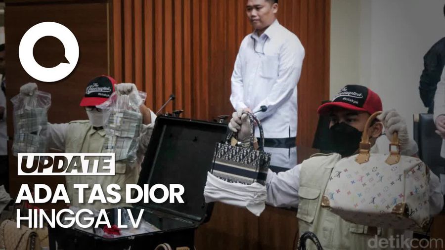 Ini Tas Mewah dan Uang Tunai Rafael Alun yang Disita KPK