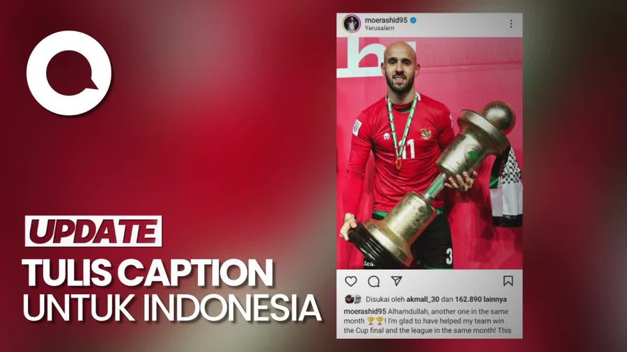 Viral Bintang Palestina Angkat Trofi Pakai Jersey Timnas Indonesia