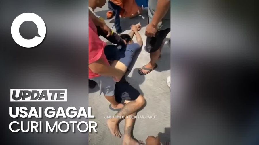 Pelaku Curanmor di Koja Jakut Dikeroyok Warga