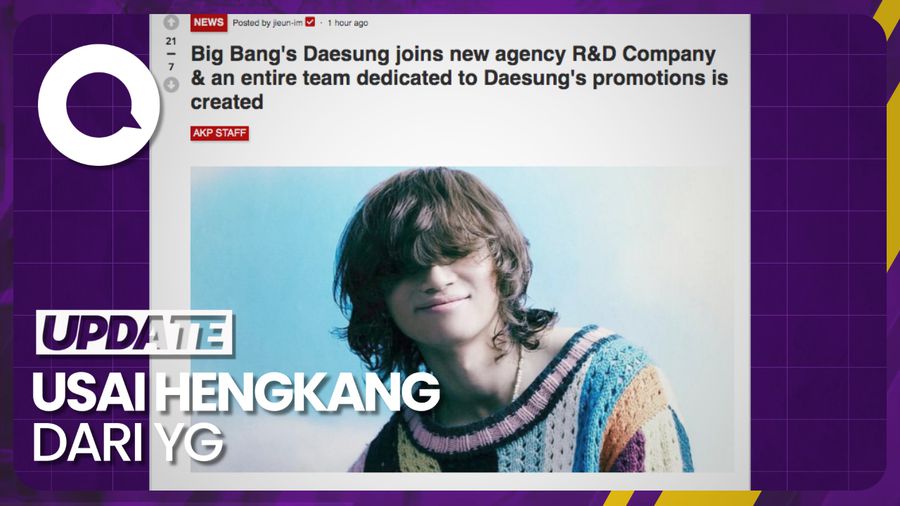 Daesung BIGBANG Resmi Gabung di R&D Company