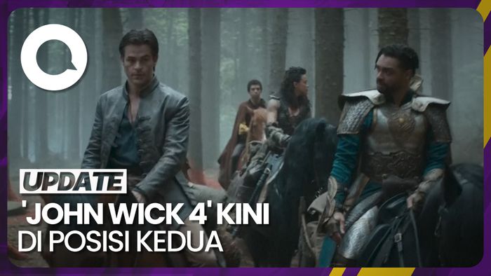 Dungeons & Dragons Geser John Wick 4 dari Puncak Box Office