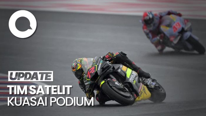 Bezzecchi Juara MotoGP Argentina, Bagnaia Jatuh