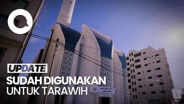 Penampakan Masjid Syeikh Azlin Palestina Karya Ridwan Kamil