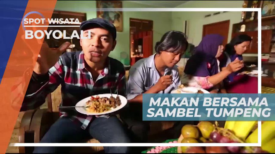 Menikmati Hidangan Sambel Tumpang Bersama-sama, Boyolali