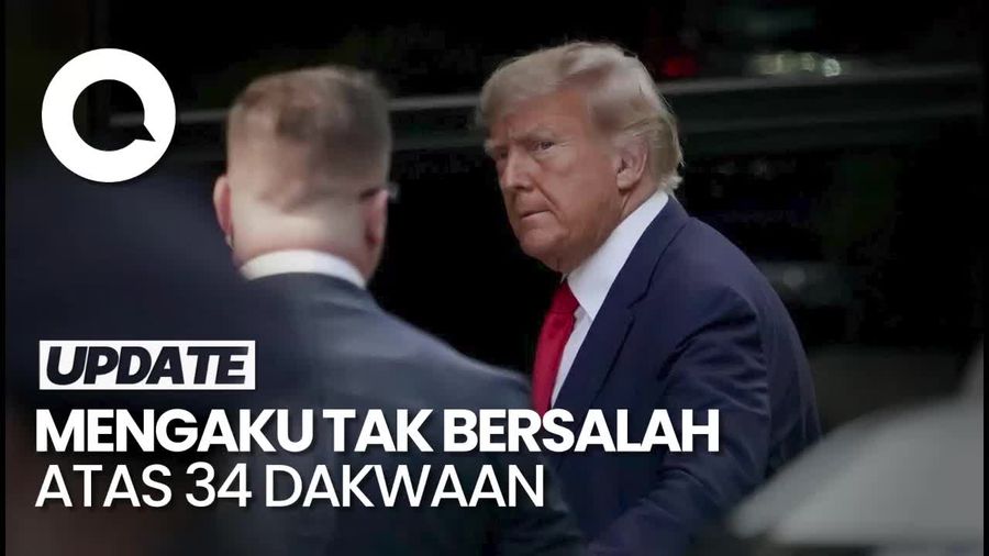 Donald Trump Ogah Ngaku Bersalah atas Tuduhan Suap Bintang Porno