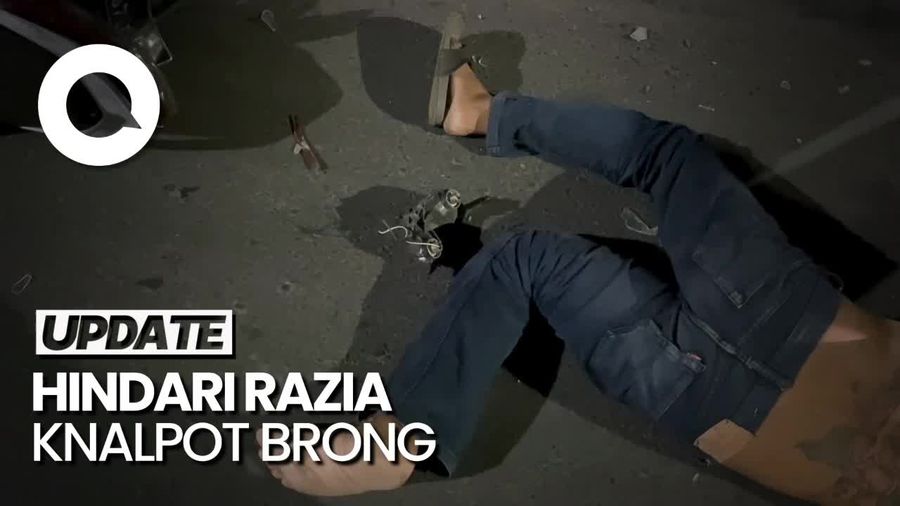 Hindari Razia, Pemotor di Makassar Lawan Arah hingga Adu Banteng