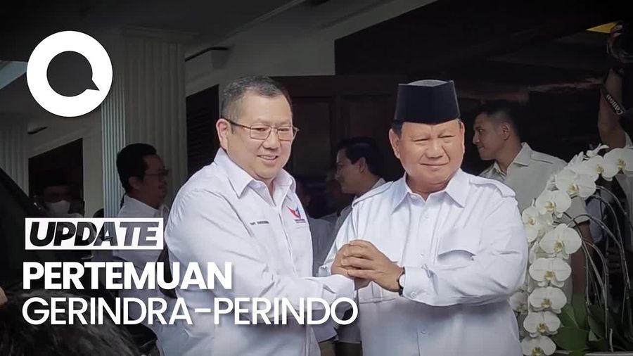 HT Tiba di Kertanegara, Disambut Langsung Prabowo