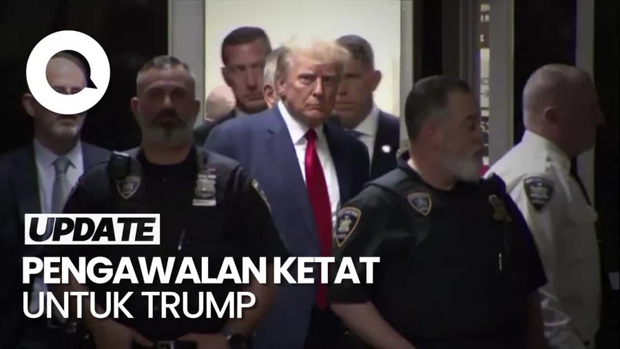 Lambaian Tangan Donald Trump Sebelum Sidang Suap Bintang Porno