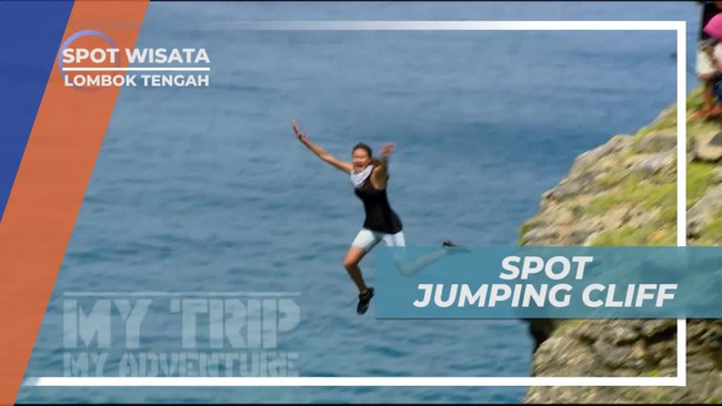 Mencoba Melakukan Cliff Jumping Setinggi 9 Meter, Lombok Tengah