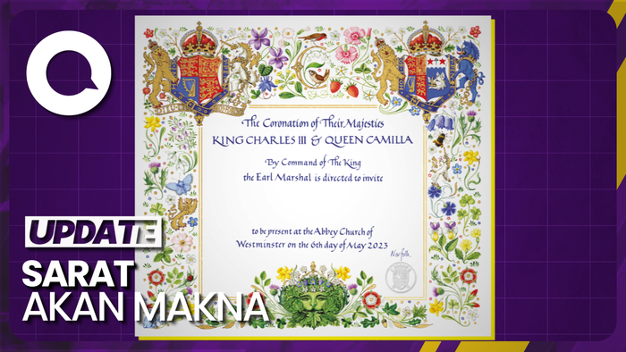 Desain Undangan Resmi Penobatan Raja Charles III