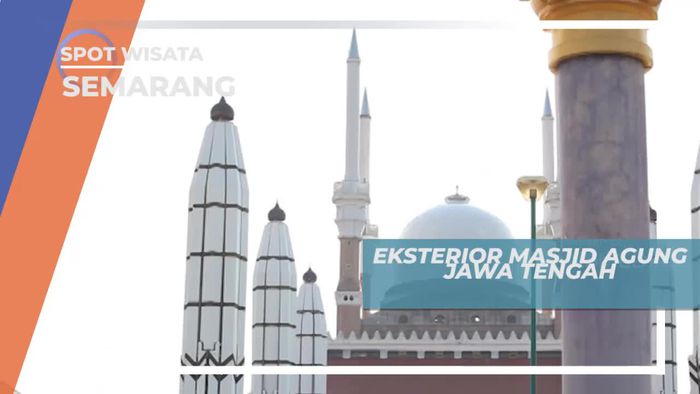 Payung Seperti di Masjid Nabawi, Daya Tarik Masjid Agung Jawa Tengah Semarang